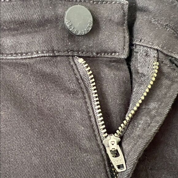 All Saints Mast Jeans Black Skinny in Size 28 - Picture 10 of 16